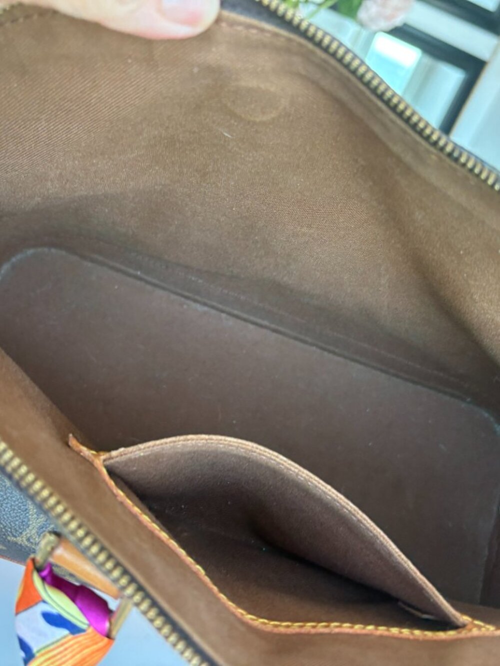 Authentic Louis Vuitton Alma Shoulder Bag Brown Canvas/Leather - Picture 4 of 4
